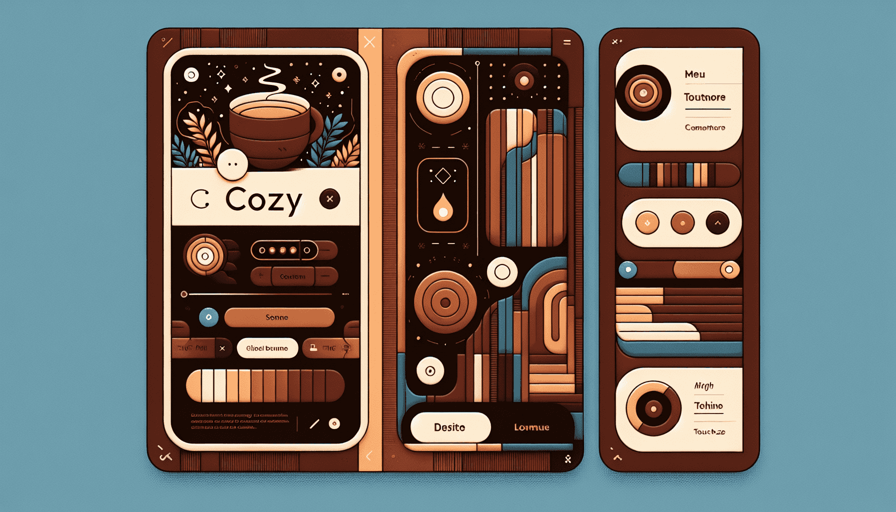 Mobile app interface